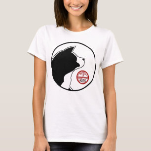 T-shirt Tête du logo MARS avec disque MARS blanc avec cont