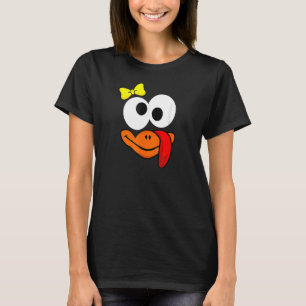 T-shirt Tête et cul de la Turquie stupide Thanksgiving Tur
