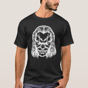 T-shirt Tête gothique Joker furieux Gothique Occulte