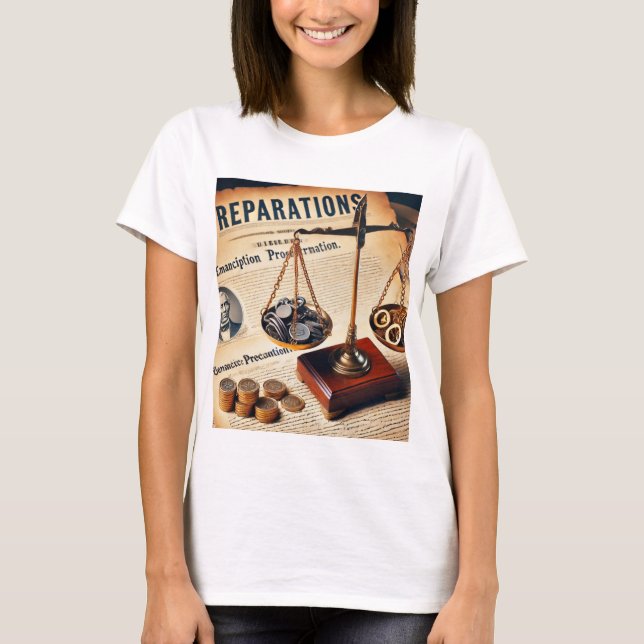 T-shirt Tête graphique "Réparations" (Devant)