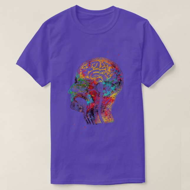T-shirt Tête humaine 1 (Design devant)