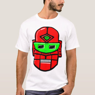 T-shirt Tête Robot Rétro
