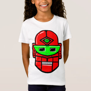 T-Shirt Tête robotique rétro - Customisée
