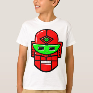 T-shirt Tête robotique rétro - Customisée