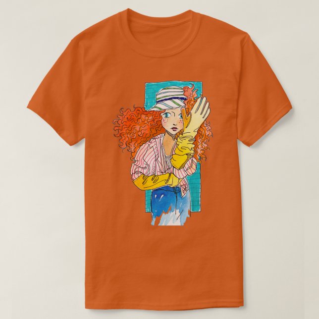 T-shirt Tête rouge 75 (Design devant)