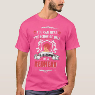 T-shirt Tête rouge drôle dire