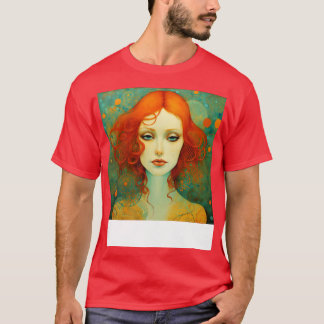T-shirt Tête rouge surréaliste 3