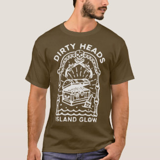 T-shirt tête sale île brillant 2