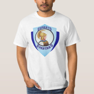 T-shirt Tête spartiate de vieux gymnase