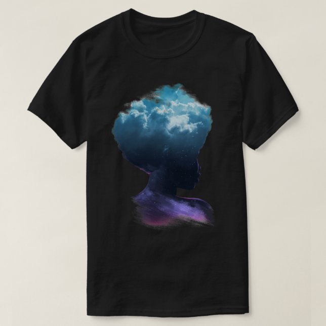 T-SHIRT TÊTE SUR LES NUAGES (Design devant)