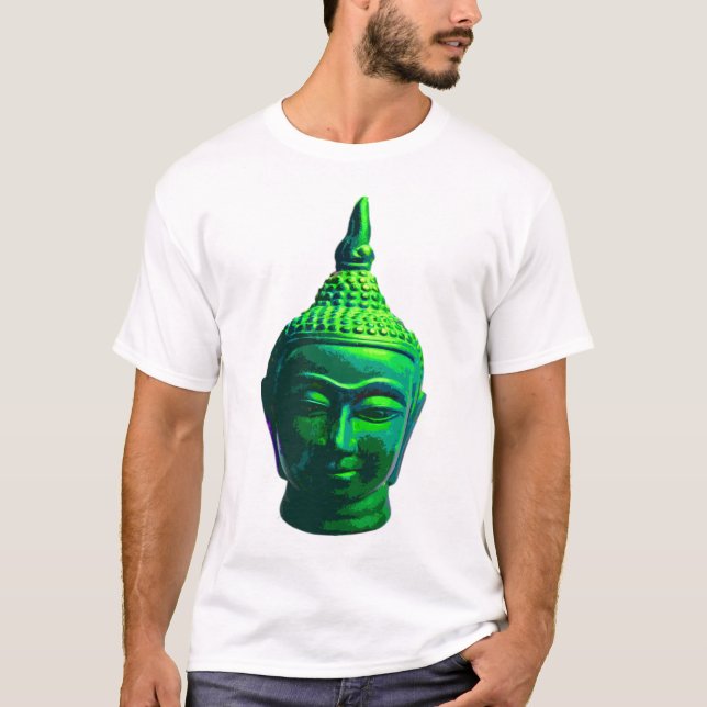 T-shirt tête thaïlandaise de Bouddha (Devant)