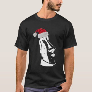 T-shirt Têtes de l'île de Pâques Statues Moai