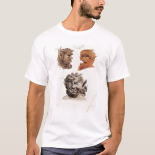 T-shirt Têtes des démons mauvais