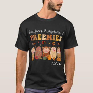 T-shirt Tétines Citrouilles Prematures Infirmière USIN Aut