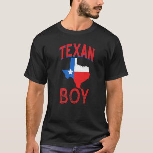 T-shirt Texan Boy Fier Vintage Texas Flag Premium