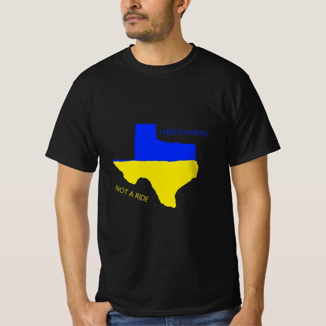 T-shirt Texas <3 Ukraine (Devant)