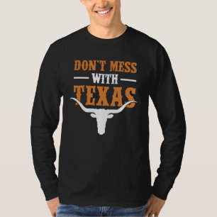 T-shirt Texas Austin Dallas TX Alamo Souvenir Texan Lone S