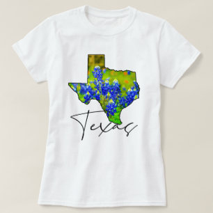 T-shirt Texas Bluebonnets State of Texas Fine Art