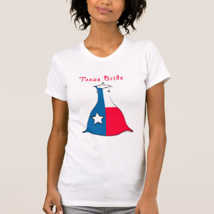 T-shirt Texas Bride