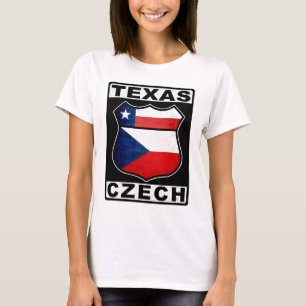 T-shirt Texas Czech American Tee