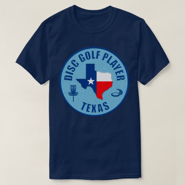 T-shirt Texas Disk Golf 2 (Design devant)
