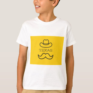 T-shirt Texas en jaune 2