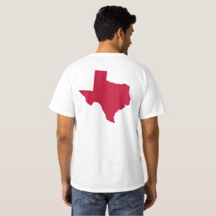 T-shirt Texas en rouge