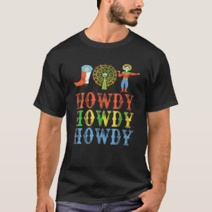 T-SHIRT TEXAS FAIR STATE FAIR COWBOY FERRIS WHEEL COMTÉ F