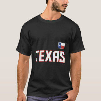 T-shirt Texas Flag États-Unis Fierté