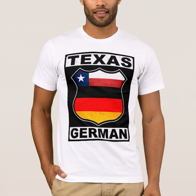 T-shirt Texas German American (Devant)