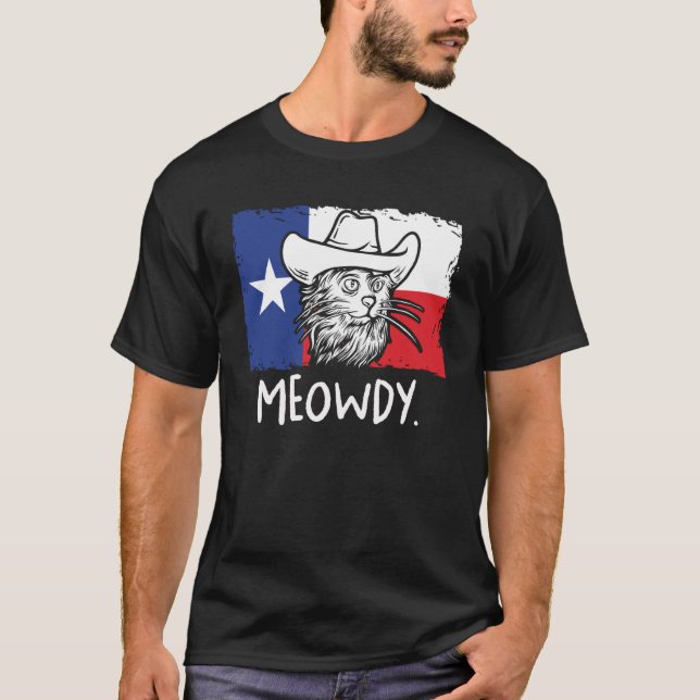 T-shirt Texas Hommes Alamo Fort Worth Howdy Yeehaw (Devant)