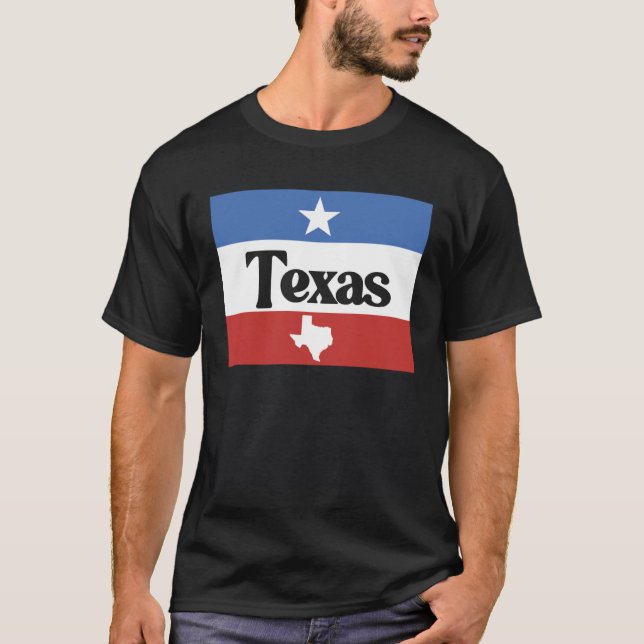 T-shirt Texas Huston Longhorn Rodeo Alamo San Antonio Howd (Devant)