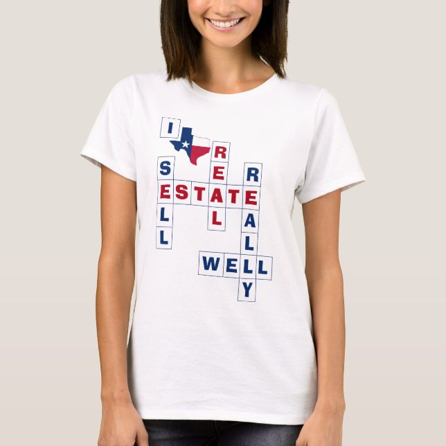 T-shirt TEXAS Immobilier Texan Realtor (Devant)