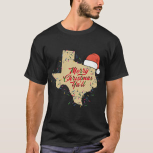 T-shirt Texas Joyeux Noël fête Yall Correspondance famille