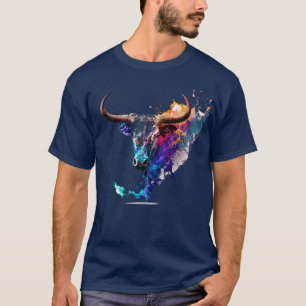 T-shirt Texas Longhorn Bull