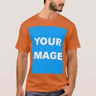 T-shirt Texas Orange Ajouter Votre Image Photo