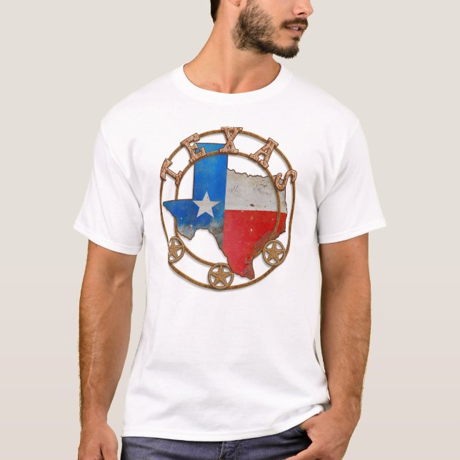 T-shirt Texas State Barn Art (Devant)