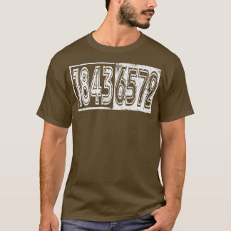 T-shirt Texte blanc vintage 18436572