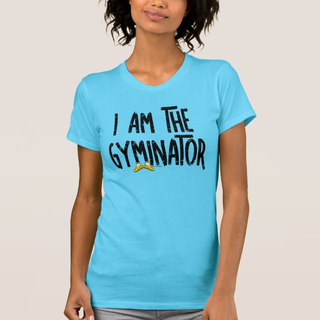 T-shirt Texte brut du gyminateur (Devant)