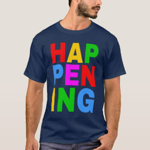 T-shirt Texte coloré
