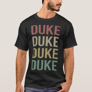 T-shirt Texte coloré Art - Nom du duke