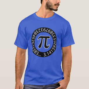 T-shirt TEXTE CONCEPTION Numéro Pi Symbole mathématique