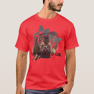 T-shirt texte de fille sincère