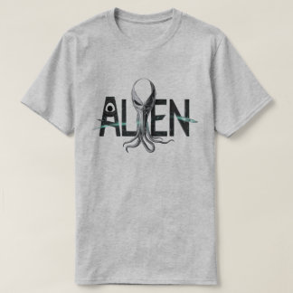 T-shirt Texte de l'Alien d'espace