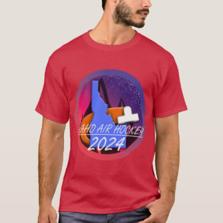 T-shirt Texte de l'État de l'Idaho 2024