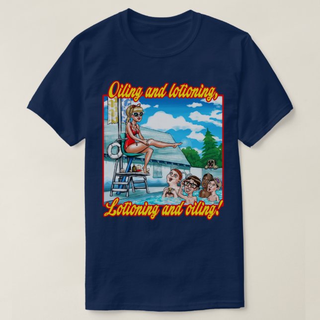 T-shirt TEXTE d'ébullition et de pose (Design devant)