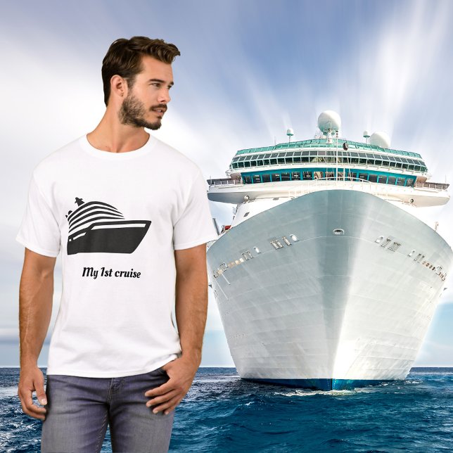 T-shirt Texte du bateau de croisière (Créateur téléchargé)