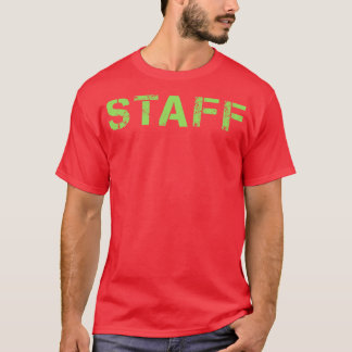 T-shirt Texte du membre du personnel le plus compétent