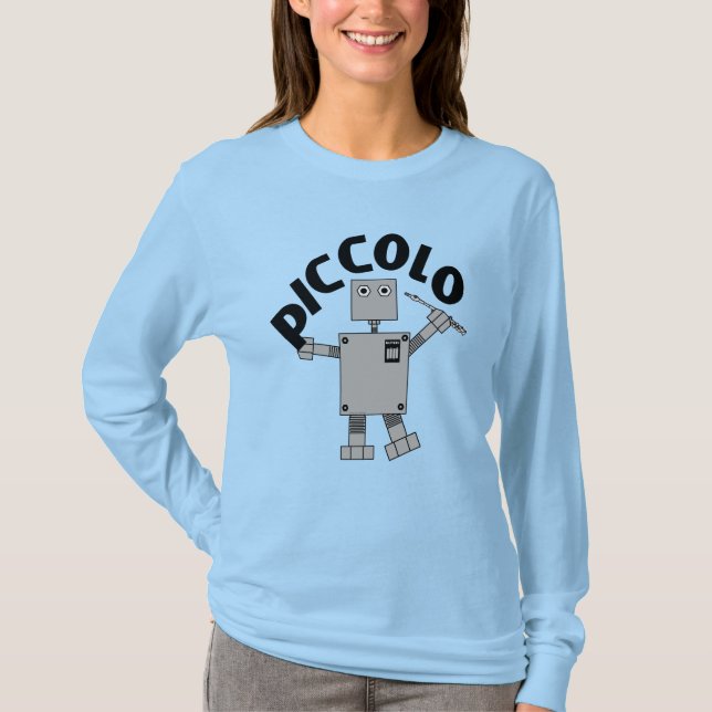 T-shirt Texte du robot Piccolo (Devant)
