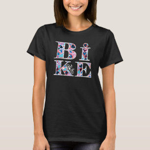 T-shirt Texte du vélo plein coeur